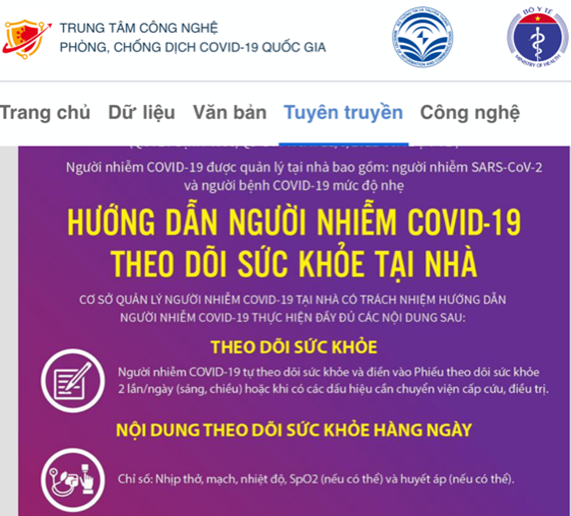 Cẩm nang là nơi tổng hợp toàn bộ các dữ liệu, hình ảnh, văn bản và công nghệ về phòng, chống Covid-19. (Nguồn ảnh: baotintuc.vn)